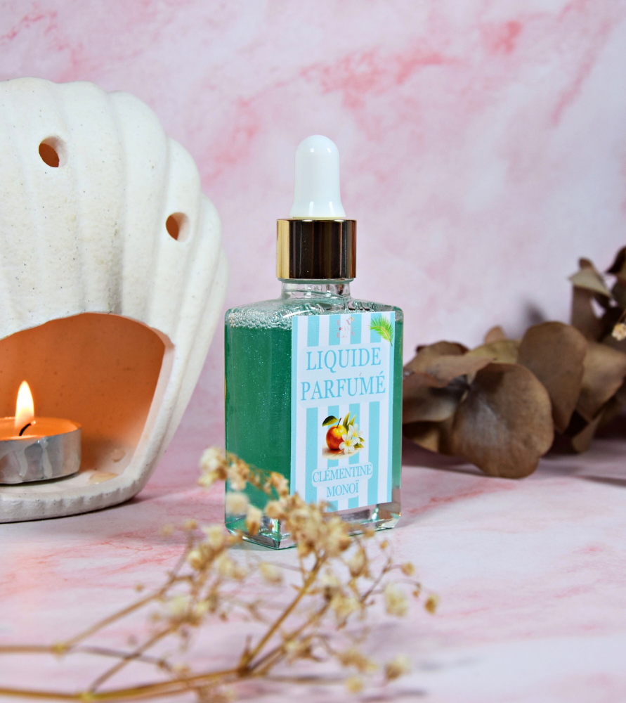 Liquide parfumé clémentine monoï
