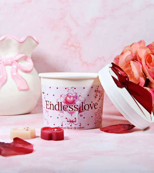 Pot "Endless love" parfum fleur de coton