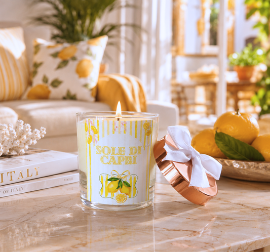 Bougie "Sole di Capri" parfum mangue papaye