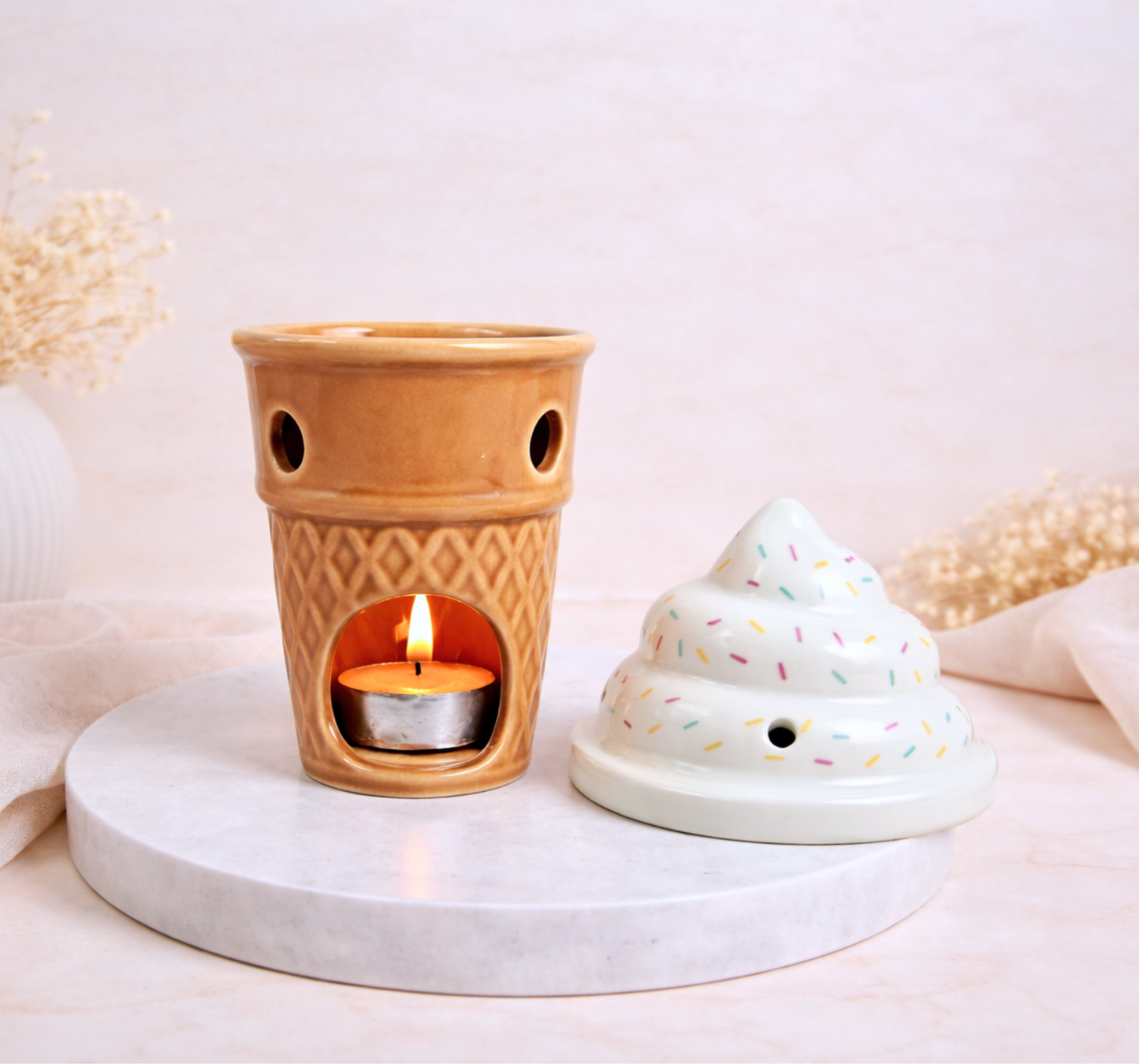 Brûle-parfum Cornet de glace