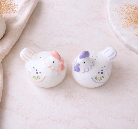 Lot salière & poivrière Pâques