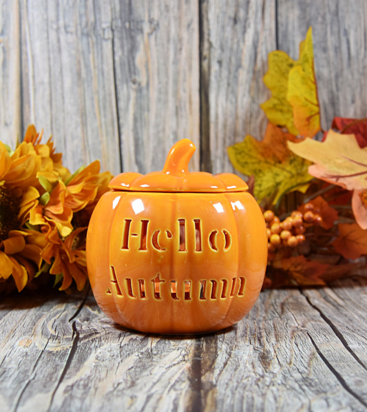 Brûle-parfum citrouille "Hello autumn"