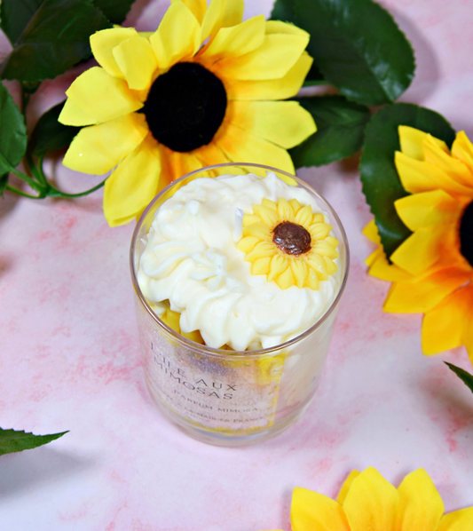 Bougie "L'île aux mimosas" parfum mimosa