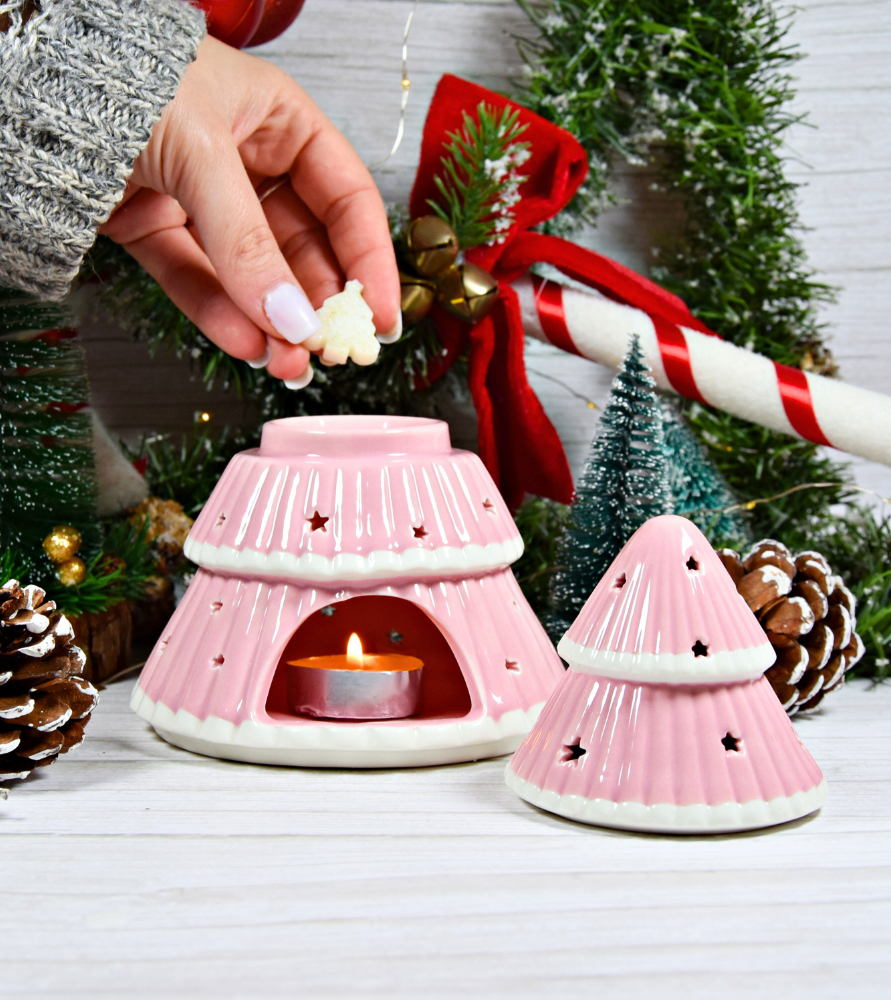 Brûle-parfum "sapin rose"