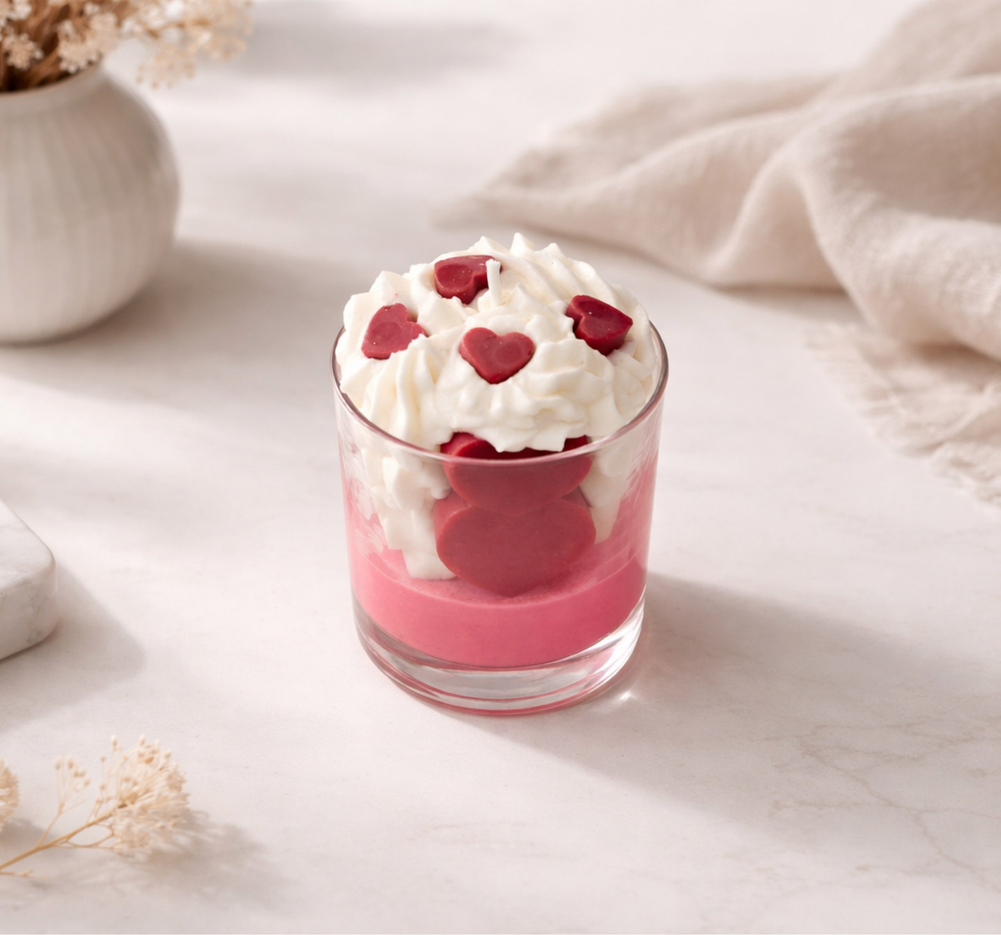 Bougie "L'hymne à l'amour" parfum Cerise noire