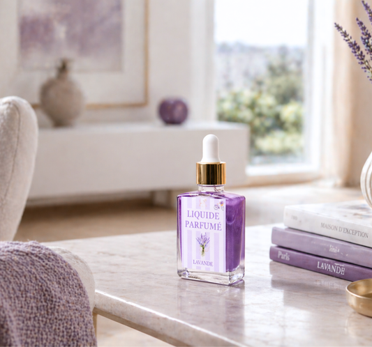 Liquide parfumé lavande fait main - parfum de Grasse relaxant et naturel - Lolynap