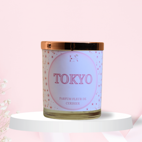 Bougie "Tokyo" parfum fleur de cerisier