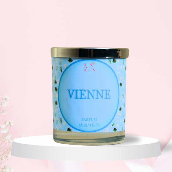 Bougie "Vienne" parfum edelweiss