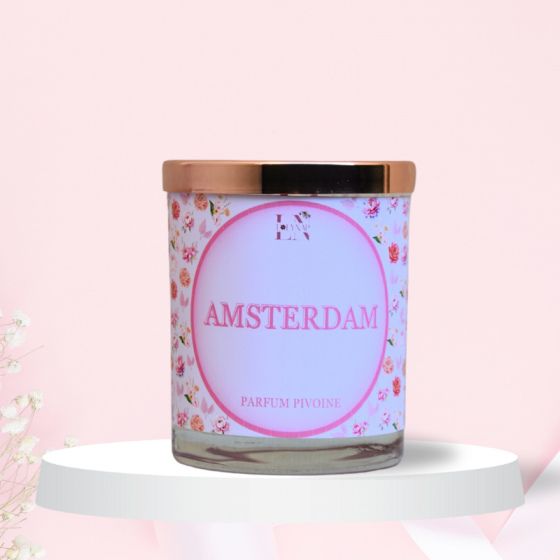 Bougie "Amsterdam" parfum...