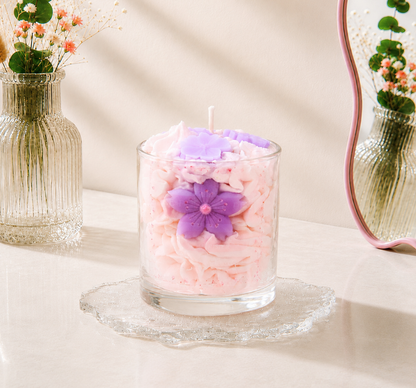 Bougie "Le pouvoir des fleurs" parfum fleur de cerisier