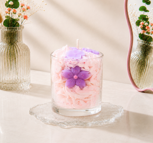 Bougie "Le pouvoir des fleurs" parfum fleur de cerisier