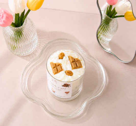 Bougie "Couleur café" parfum Cookie chocolat