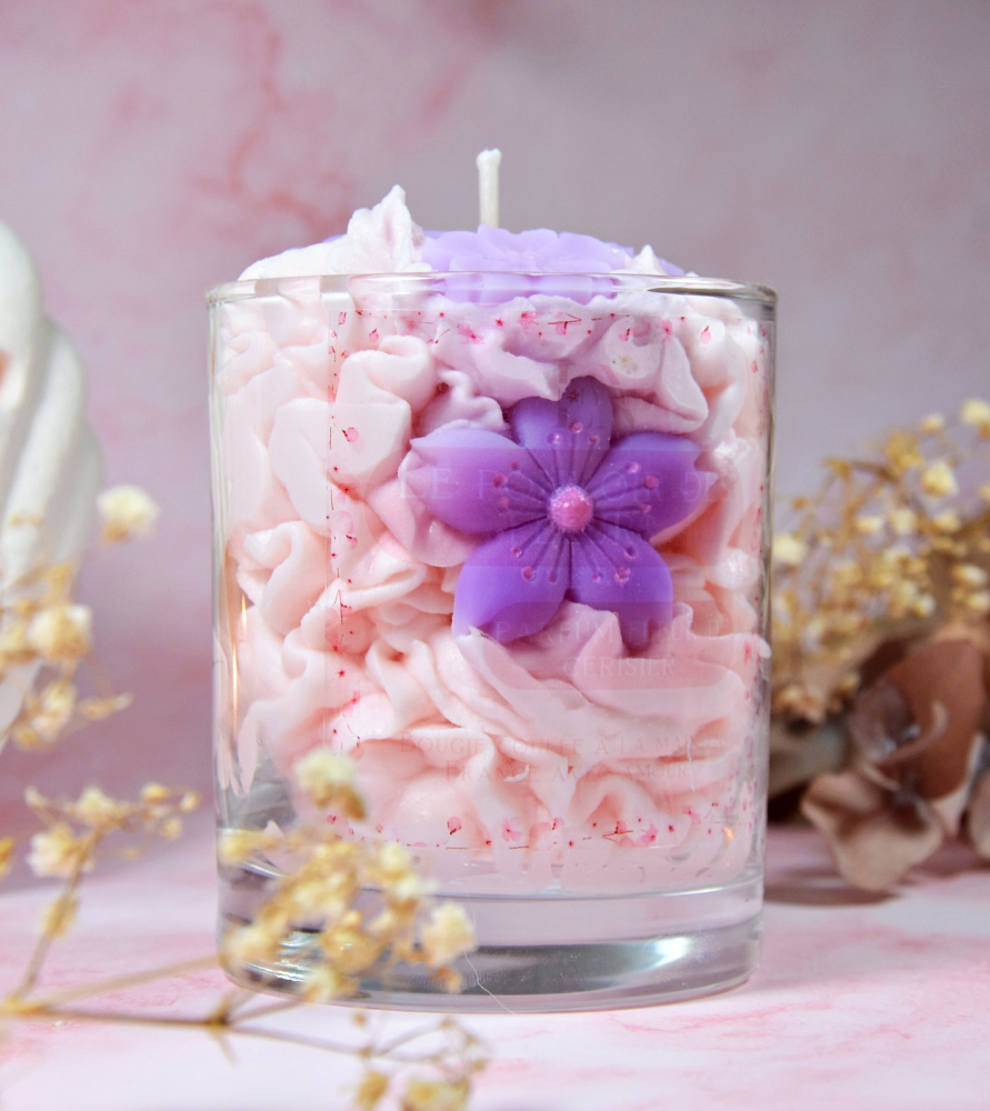 Bougie "Le pouvoir des fleurs" parfum fleur de cerisier