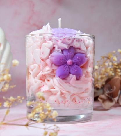 Bougie "Le pouvoir des fleurs" parfum fleur de cerisier