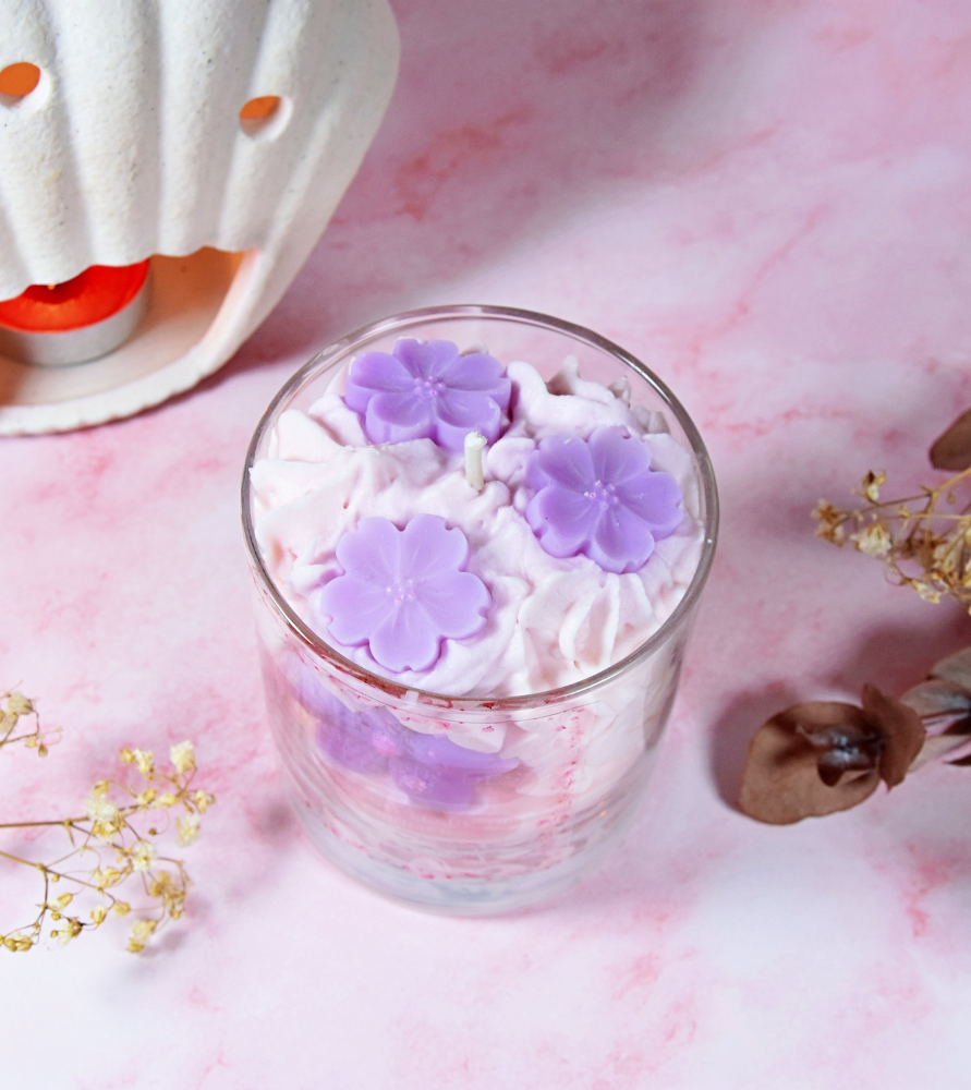 Bougie "Le pouvoir des fleurs" parfum fleur de cerisier