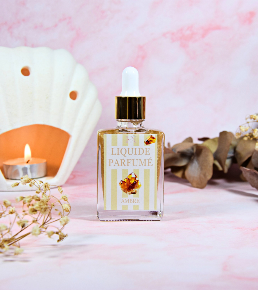 Liquide parfumé ambre