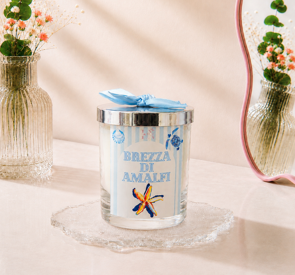 Bougie "Brezza di Amalfi" parfum fleur des îles