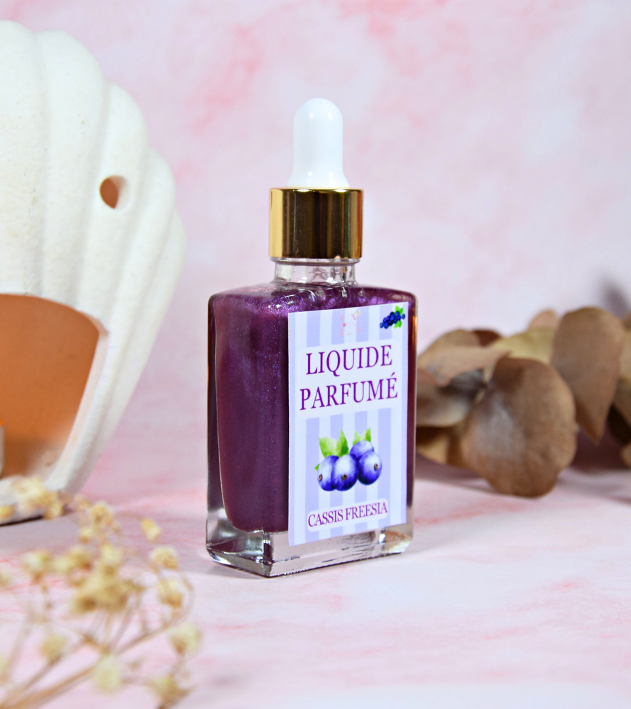 Liquide parfumé cassis freesia