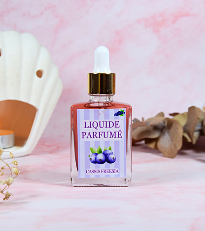 Liquide parfumé cassis freesia