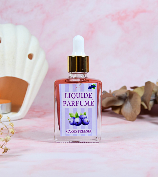 Liquide parfumé cassis freesia