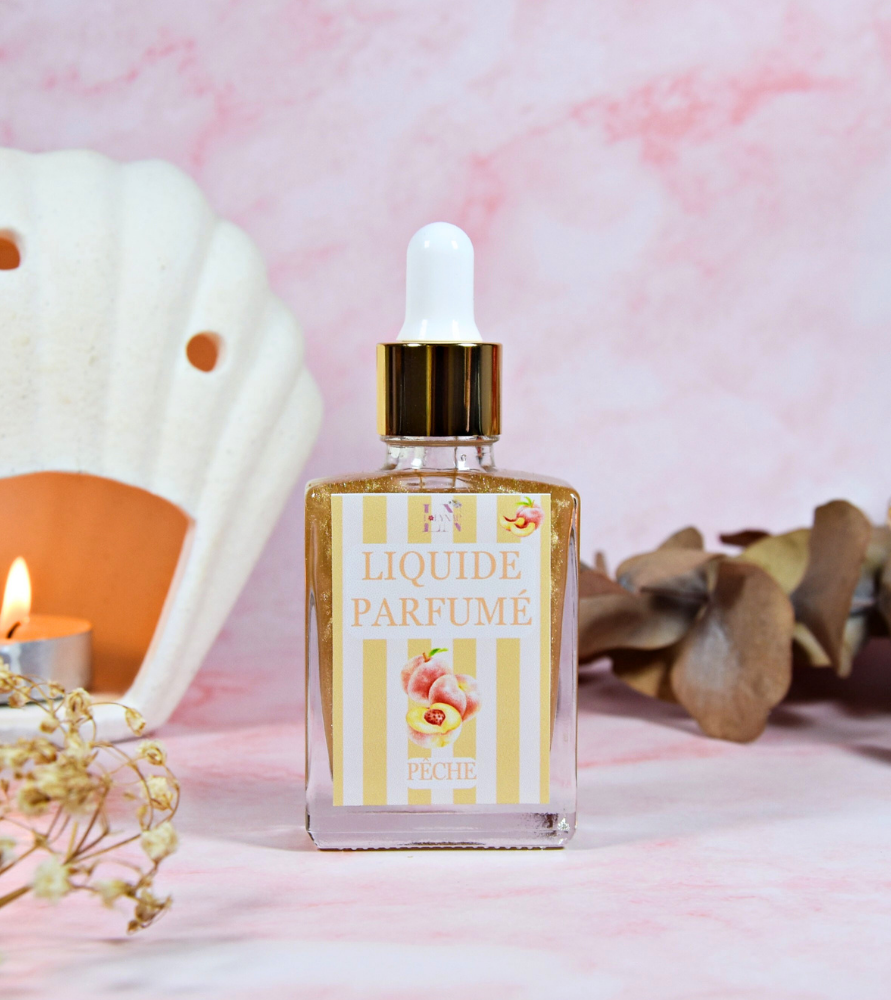 Liquide parfumé pêche