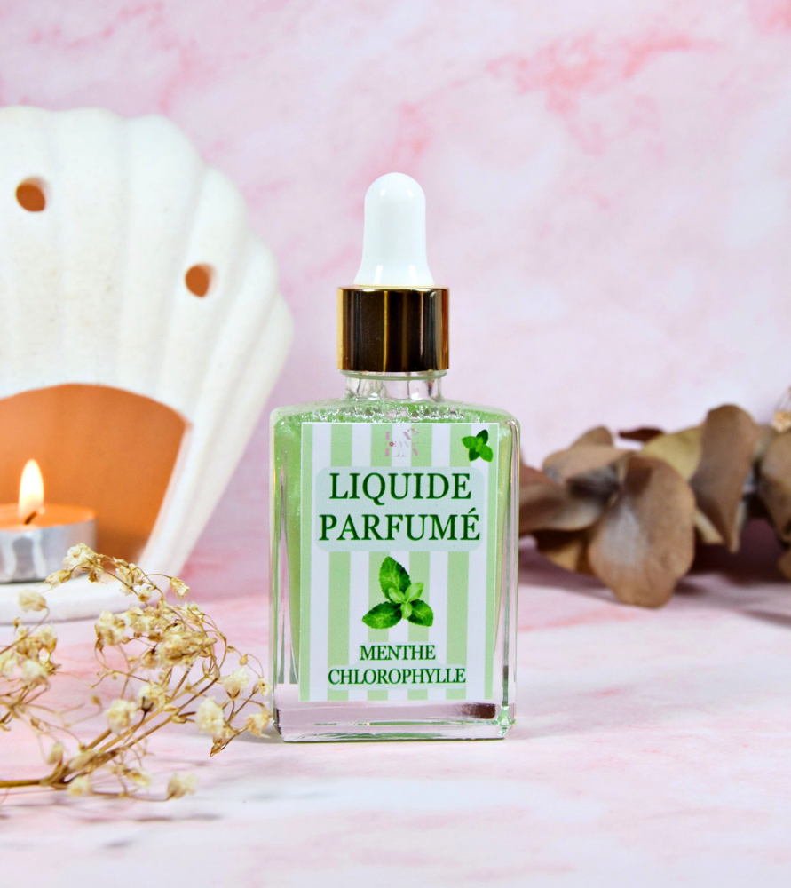 Liquide parfumé menthe chlorophylle