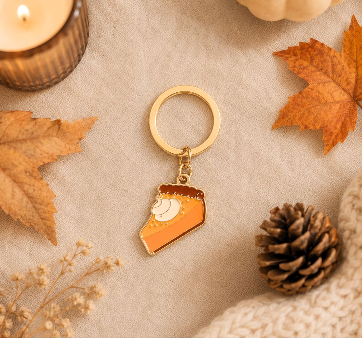 Porte-clé Pumpkin Pie