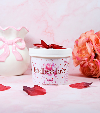 Pot "Endless love" parfum fleur de coton