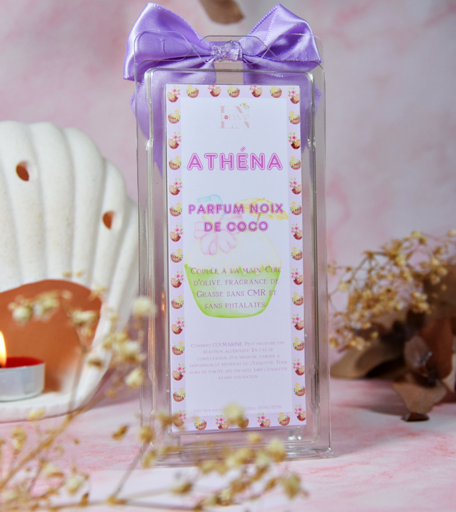 Tablette "Athéna" parfum noix de coco