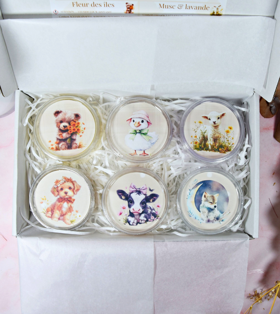 Coffret fondants parfumés "Tender paws"