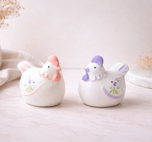Lot salière & poivrière Pâques