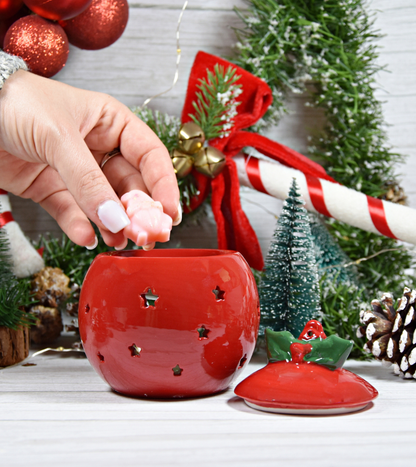 Brûle-parfum "Boule de Noël"