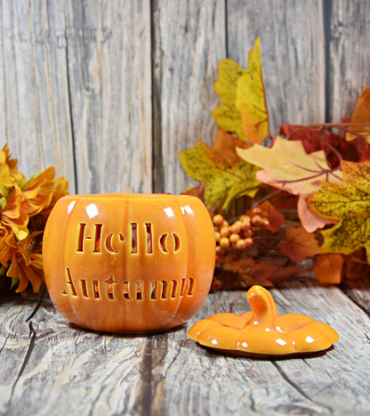 Brûle-parfum citrouille "Hello autumn"