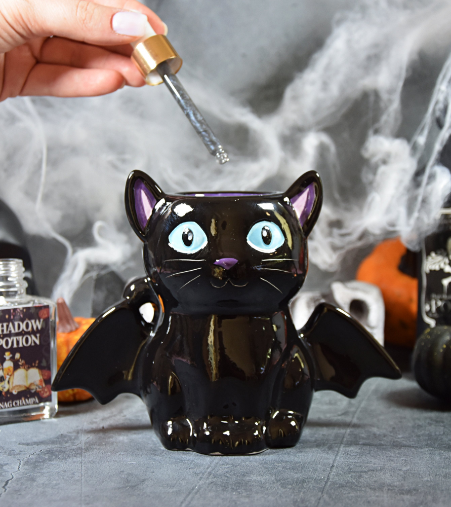 Brûle-parfum "batcat"