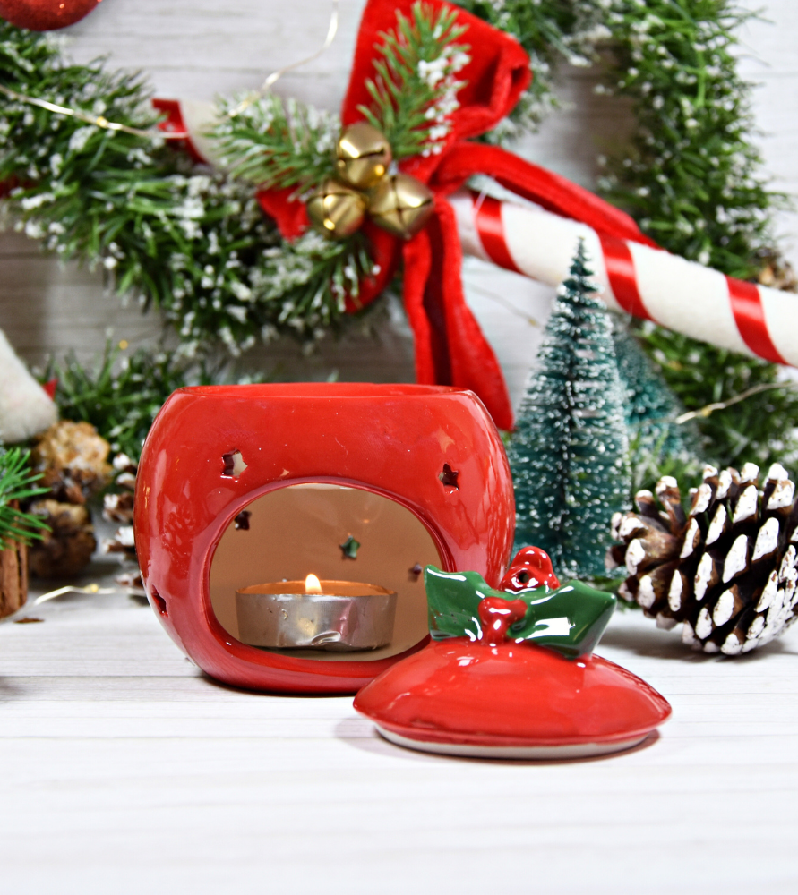 Brûle-parfum "Boule de Noël"