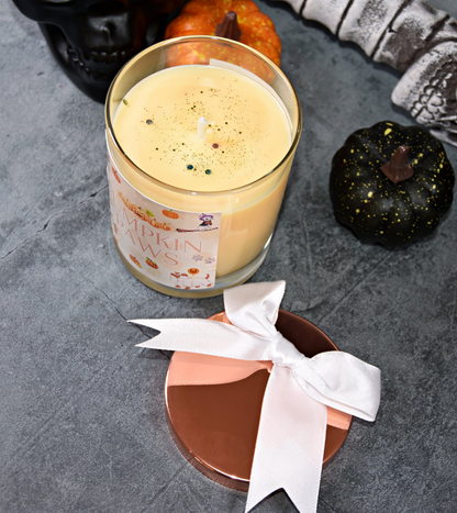 Bougie "Pumpkin paws" parfum citrouille givrée