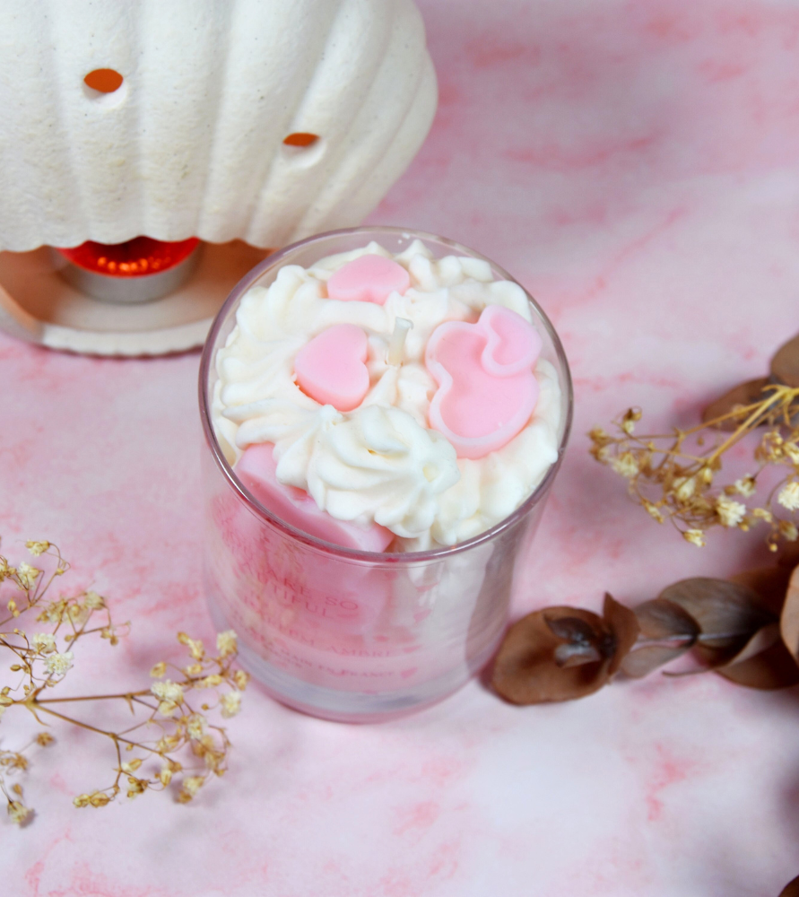 Bougie "You are so beautiful" parfum ambre