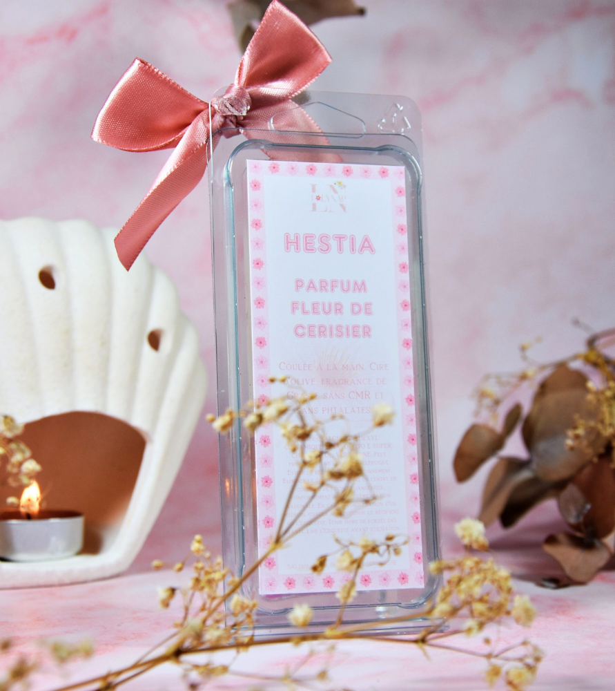 Tablette "Hestia" parfum fleur de cerisier
