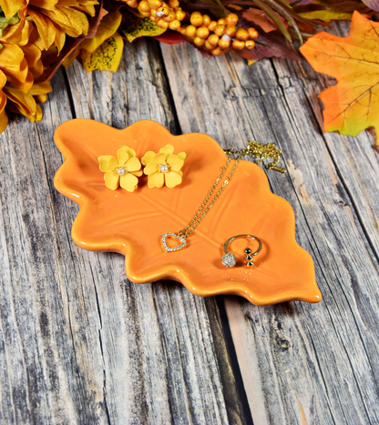 Vide-poche feuille d'automne