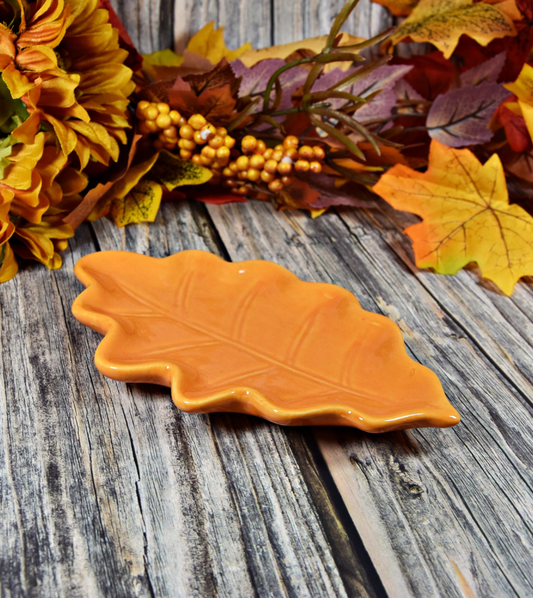 Vide-poche feuille d'automne