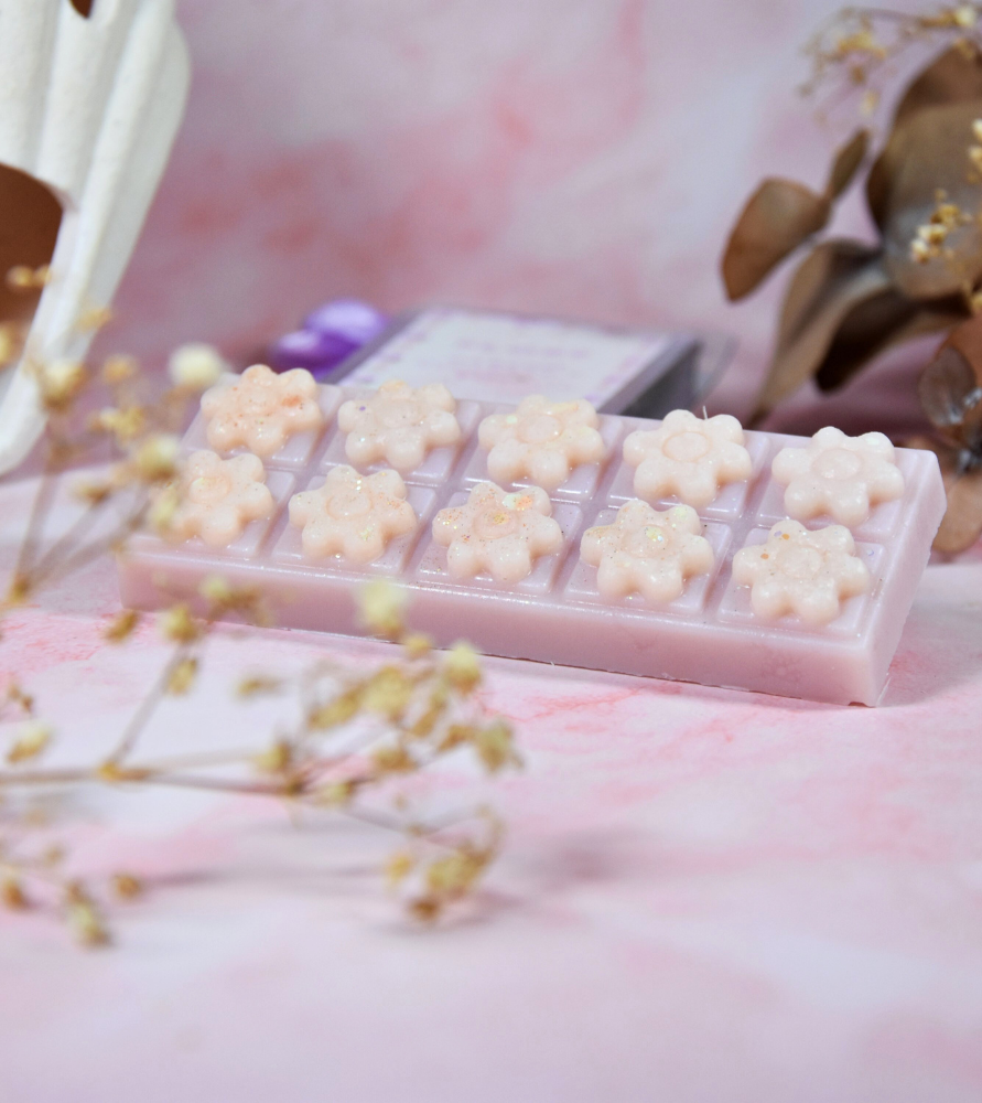 Tablette "Flore" parfum violette et rose