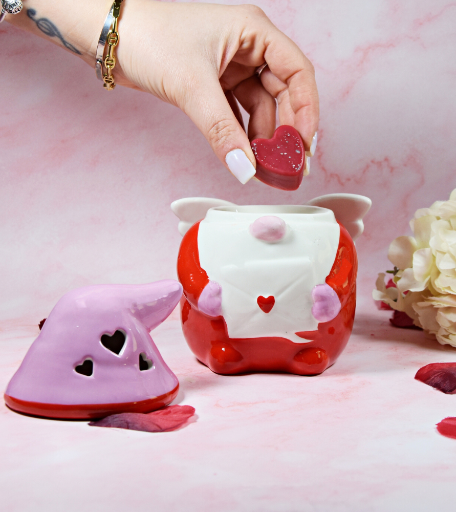 Brûle-parfum Gnome Cupidon