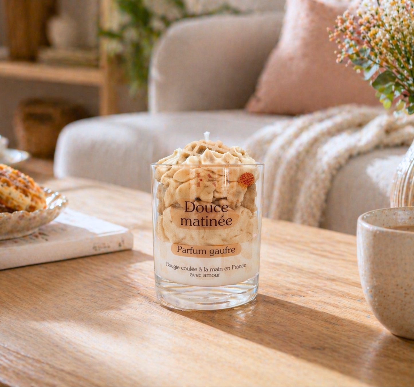 Bougie "Douce matinée" parfum gaufre