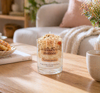 Bougie "Douce matinée" parfum gaufre