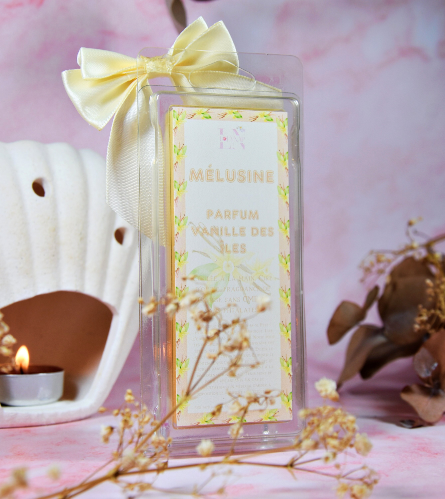 Tablette "Mélusine" parfum vanille des îles