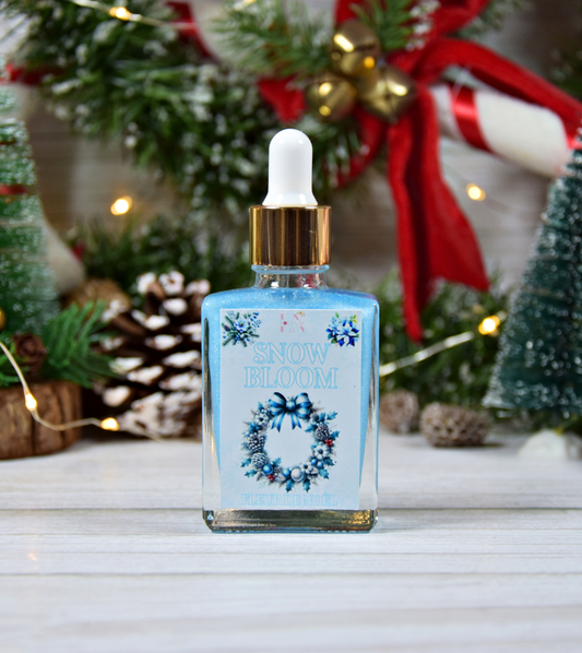 Liquide "Snowbloom" parfum fleur de Noël