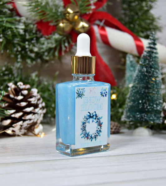 Liquide "Snowbloom" parfum fleur de Noël