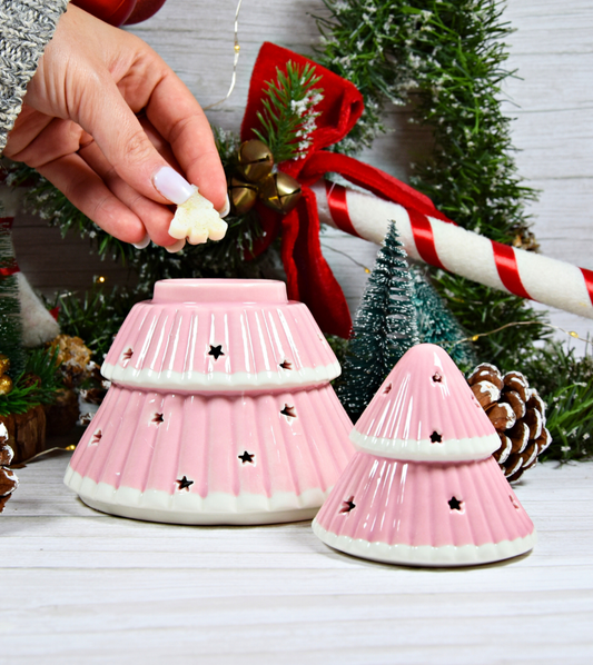 Brûle-parfum "sapin rose"