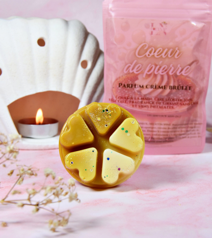 "Coeur de pierre" parfum crème brûlée