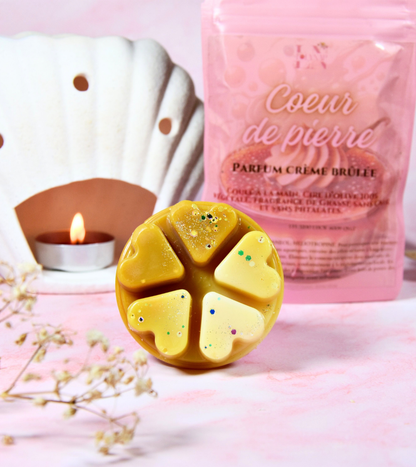 "Coeur de pierre" parfum crème brûlée
